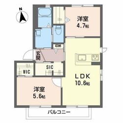 シャルム梶原の物件間取画像